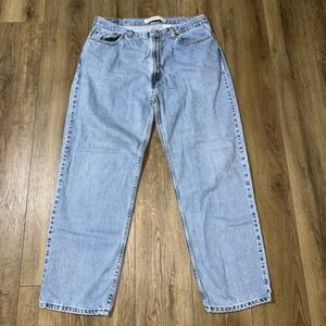 Vintage Levi's Jeans Mens 40x32 Blue Denim 550 Relaxed Fit‎ Light Wash Baggy Y2K